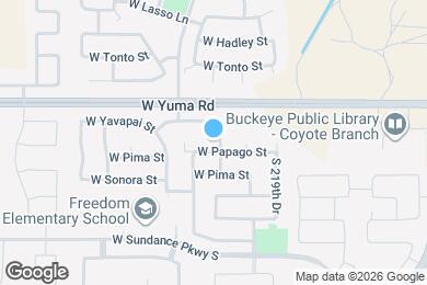 Map image of the property - 1344 S 220th Dr