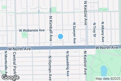 Map image of the property - 1620 N Spaulding Ave