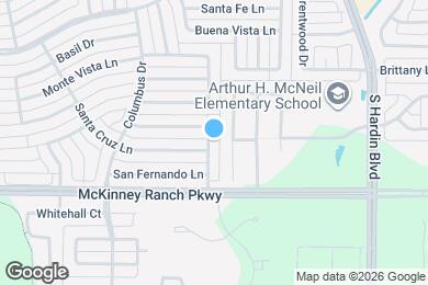 Map image of the property - 3707 Seville Ln