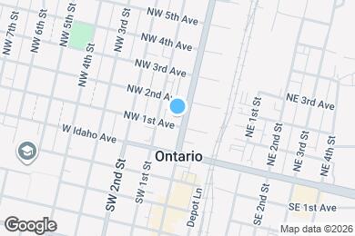 Map image of the property - 115 N Oregon St