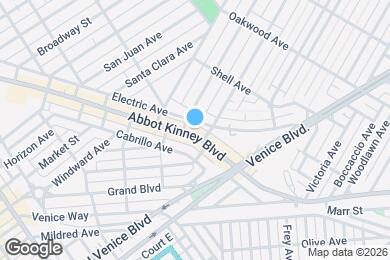 Map image of the property - 1509 Abbot Kinney Blvd