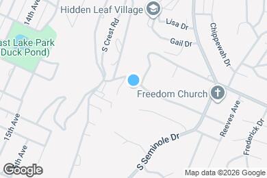 Map image of the property - 3380 Shadowlawn Dr