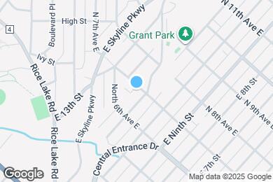 Map image of the property - 1107 N 7th Ave E