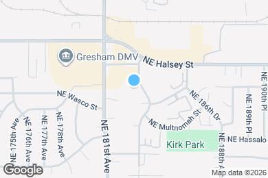 Map image of the property - 1317 NE 183rd Ave