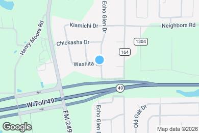 Map image of the property - 16104 Echo Glen Dr