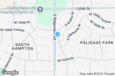 Map image of the property - 16036 S Avalon St