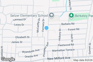 Map image of the property - 358 Prospect Ave