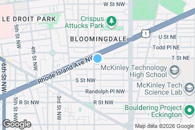 Map image of the property - 1827 1st St NW