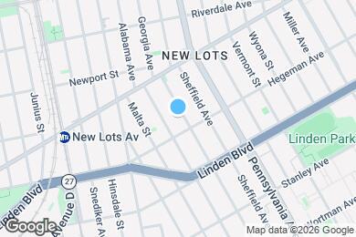 Map image of the property - 696 Georgia Ave