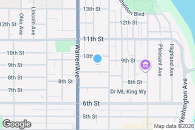 Map image of the property - 816 8th St