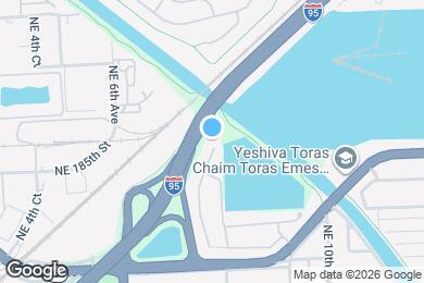 Map image of the property - 18600 NE 7th Ct