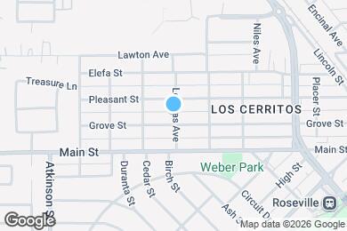 Map image of the property - 600 1/2 Grove St