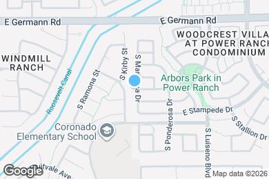 Map image of the property - 4210 S Mariposa Dr