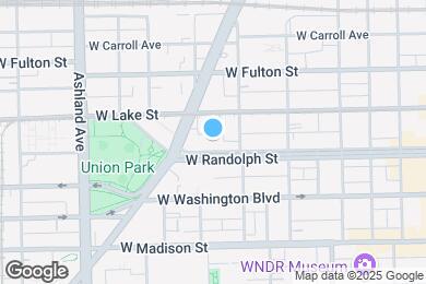 Map image of the property - 1380 W Randolph St