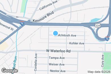 Map image of the property - 1254 McIntosh Ave