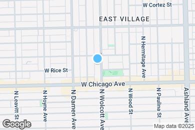 Map image of the property - 840 N Wolcott Ave