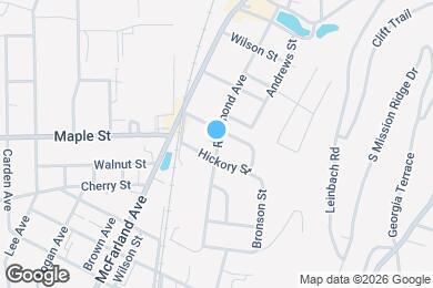 Map image of the property - 116 Hickory St