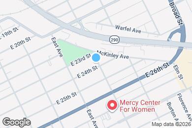 Map image of the property - 1060 E 24th St