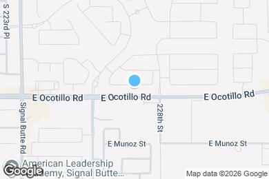 Map image of the property - 22719 E Estrella Rd