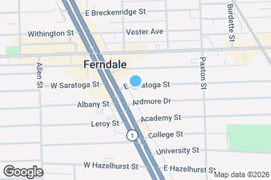 Map image of the property - 222 E Saratoga St