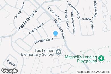 Map image of the property - 1317 Wooded Knoll