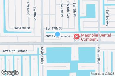 Map image of the property - 627 SW 47th Ter