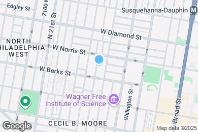 Map image of the property - 1941 N Gratz St