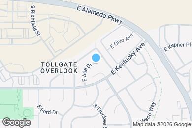 Map image of the property - 17866 E Ada Dr