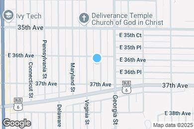 Map image of the property - 3624 Carolina St