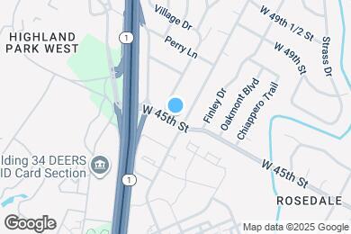 Map image of the property - 2802 W 45th St