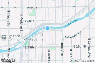 Map image of the property - 241 E Fall Creek Parkway South Dr