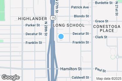 Map image of the property - 2628 Franklin St