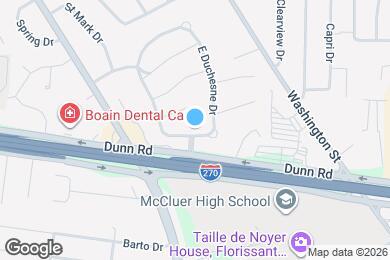 Map image of the property - 11 S Duchesne Dr