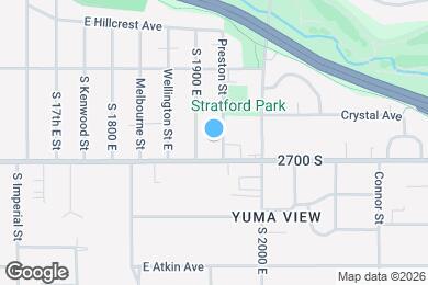 Map image of the property - 2696 S Preston St