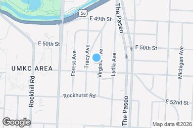 Map image of the property - 5020 Virginia Ave