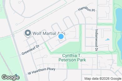 Map image of the property - 1005 Cleveland Ct