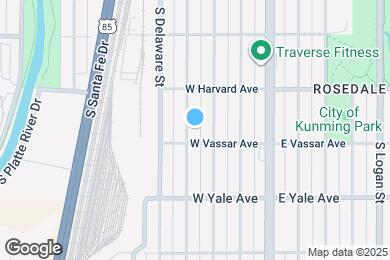 Map image of the property - 2570 S Cherokee St