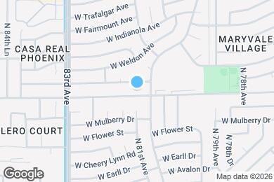 Map image of the property - 8018 W Osborn Rd