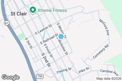 Map image of the property - 229 S Nicholas St