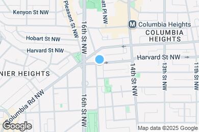 Map image of the property - 1476 Harvard St NW
