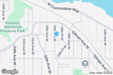 Map image of the property - 4406 29th Ave W