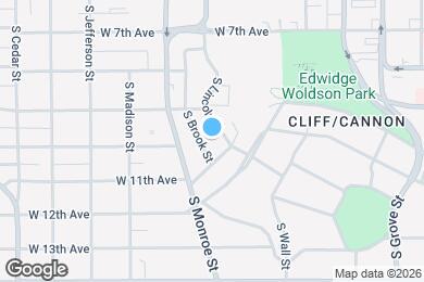 Map image of the property - 930 S Lincoln St