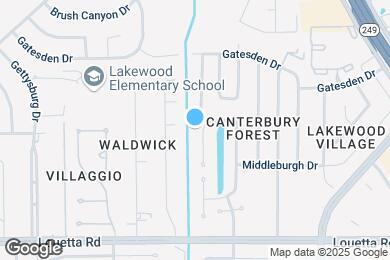 Map image of the property - 15535 Downford Dr