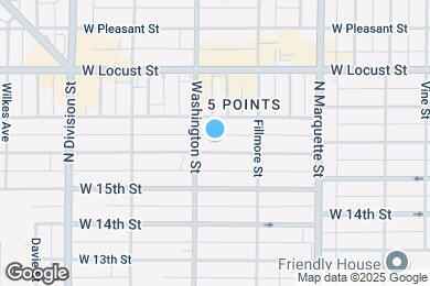 Map image of the property - 1444 W 16th St