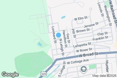 Map image of the property - 232 N Lehigh St