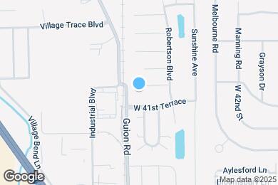 Map image of the property - 3737 W 42nd Terrace
