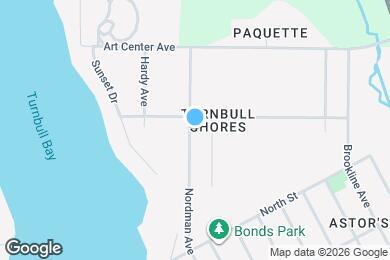 Map image of the property - 2829 Nordman Ave