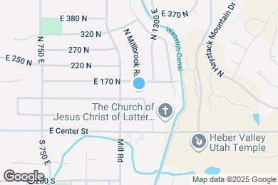 Map image of the property - 1255 E 110 N