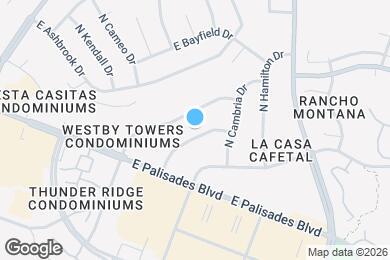 Map image of the property - 16714 E Almont Dr