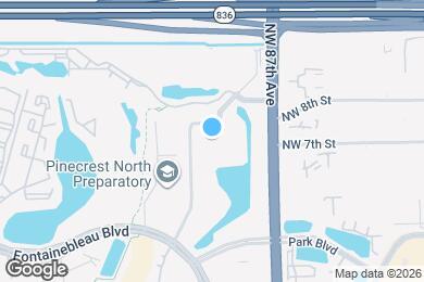 Map image of the property - 8889 Fontainebleau Blvd